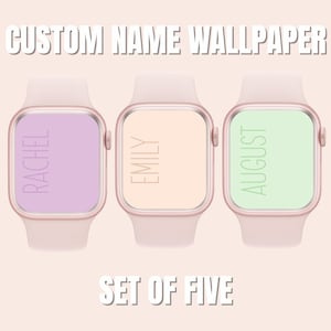 Minimalist Apple Watch Wallpaper: Solid Color Background (Digital Download)