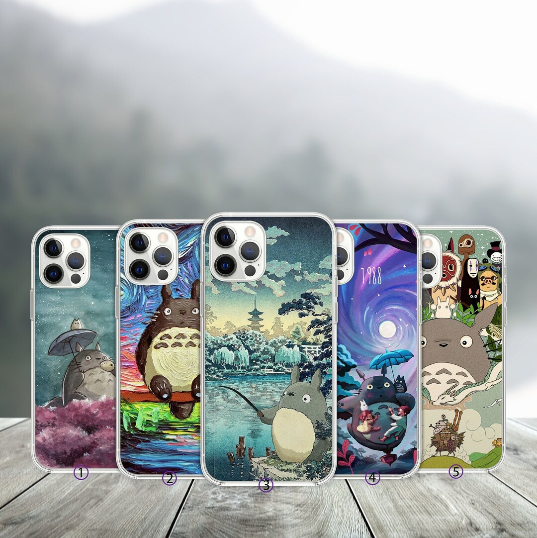 Totoro Phone Case for iPhone , Ghibli Studio Inspired Soft Phone Case