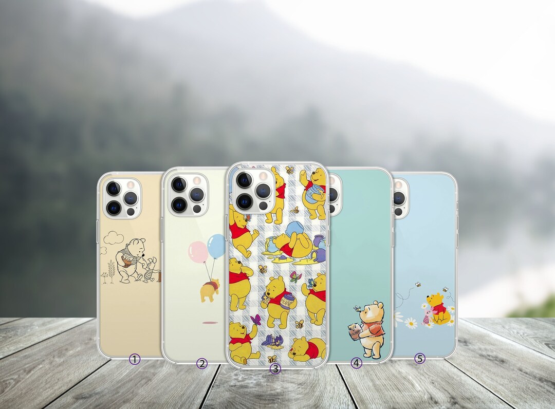 Winnie the Pooh Phone Case for Iphone Disney Inspired Soft Etsy