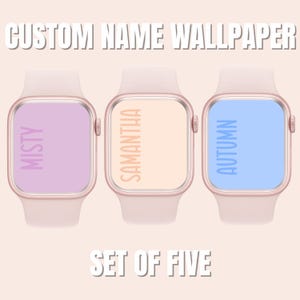 Minimalist Apple Watch Wallpaper: Solid Color Background (Digital Download)
