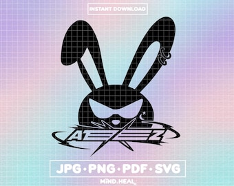 ATEEZ Mito Rabbit - Kpop (svg, png, pdf, jpg) (File digitali)