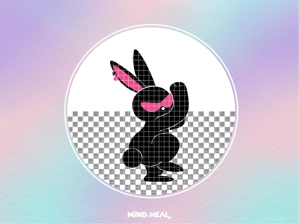 ATEEZ X Twerking Mito Rabbit | Svg Png Pdf Jpg | Digital Files for