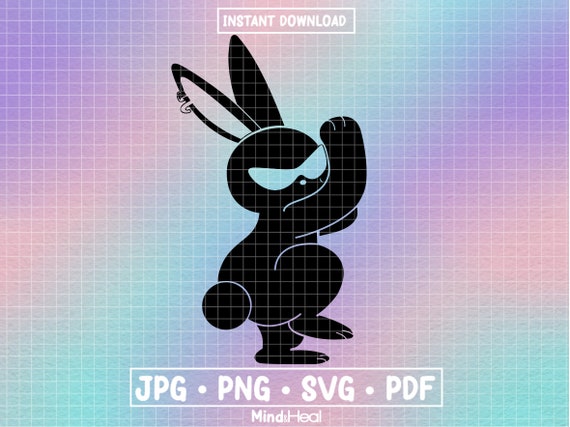 ATEEZ X Twerking Mito Rabbit | Svg Png Pdf Jpg | Digital Files for