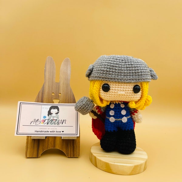 Thor Marvel Crochet, Amigurumi character, finished products