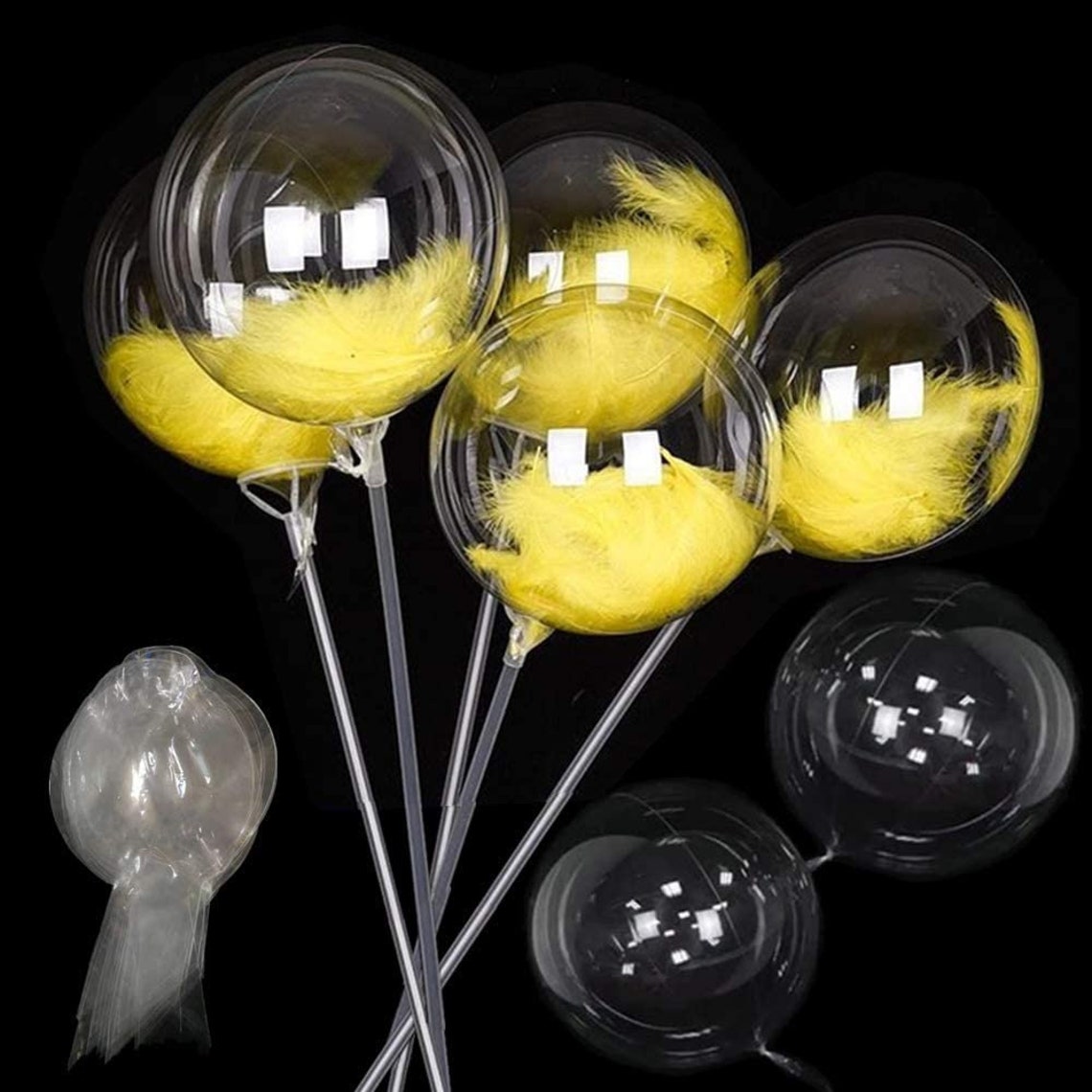 Bobo Balloons Clear Balloons Party Balloons Monjays Party Etsy