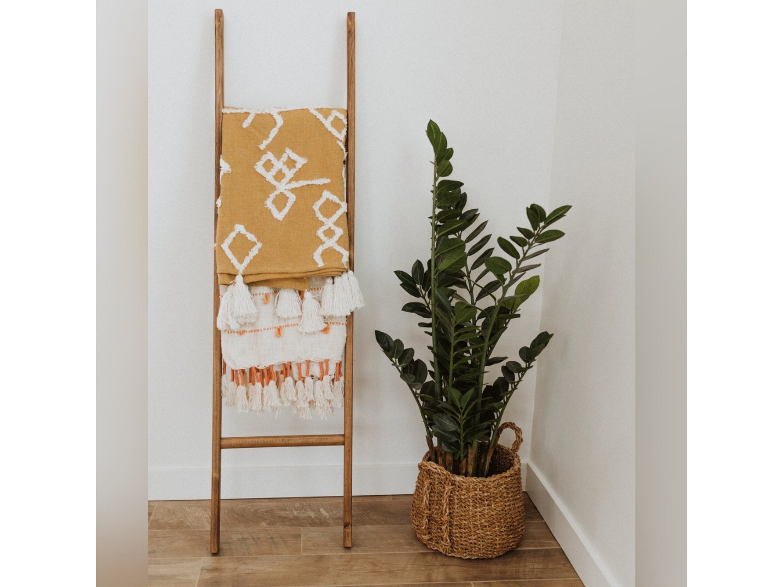 Blanket Ladder Wood 4 Ft. CUSTOM Wooden Ladder Towel Etsy Australia