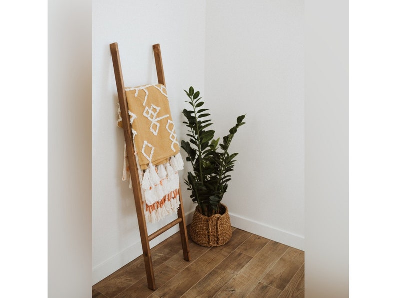 Blanket Ladder Wood 4 Ft. CUSTOM Wooden Ladder Towel Etsy Australia