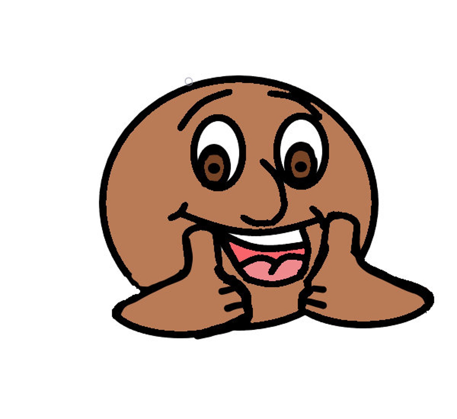 Brown Emoji Thumbs up Etsy