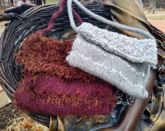 Easy Felted Purse Pattern to Knit