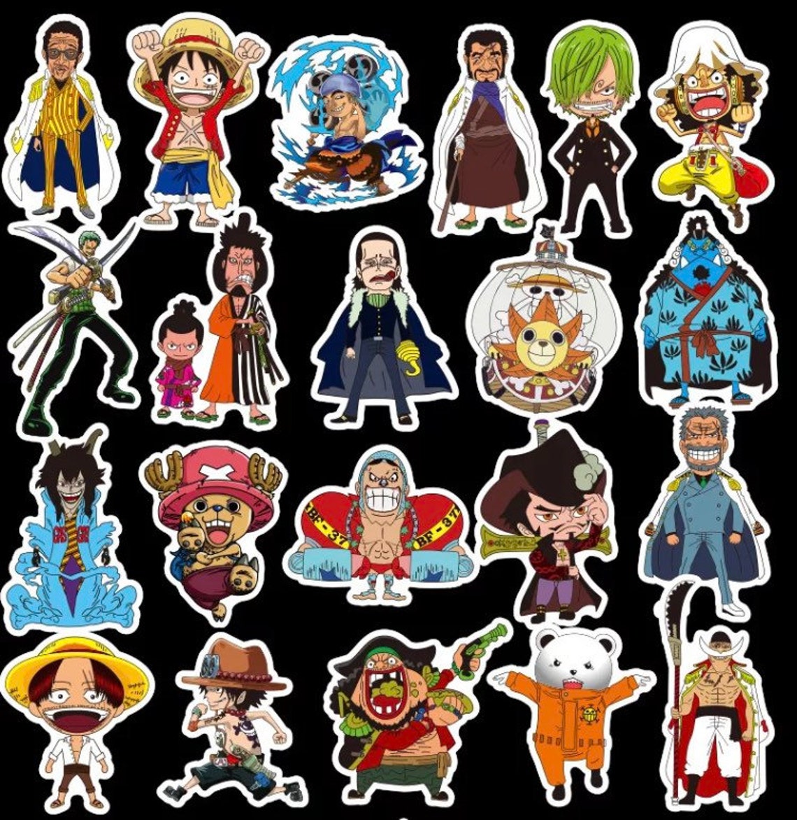 10/30/50pcs Random One Piece Stickers Etsy