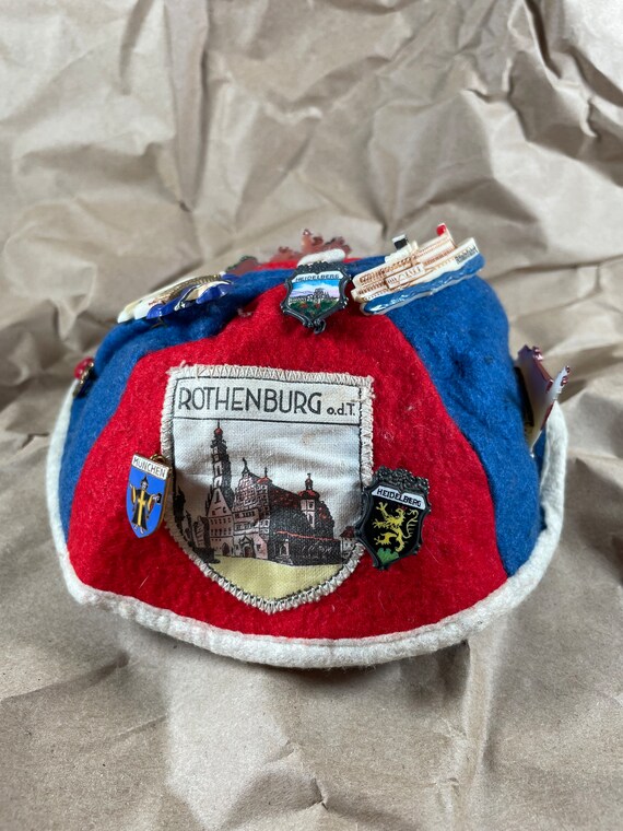 vintage german felt hat Gem