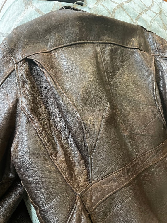 Vintage Leather Field Jacket Gem