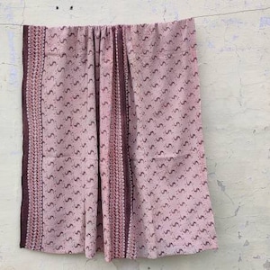 Wunderschöner Vintage Kantha Quilt, Vintage Kantha Quilt, Kantha quilts handgemachte Kantha Quilts, Kantha Tagesdecke, Vintage Decke