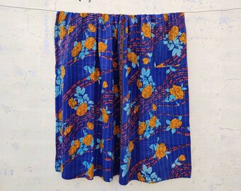 Romiyo blue kantha qulit, floral design kantha qulit, vintage kantha  bedspreads and blanket,