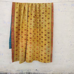 Indian Kantha Quilt Kantha Bedspread Indian Cotton bed cover Kantha Quilts cotton Kantha Quilt  Twin Size Kantha Quilt