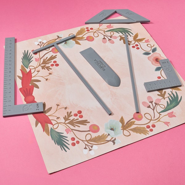 Kit di rilegatura completo con regole per scrapbooking: strumenti essenziali per progetti di rilegatura professionali