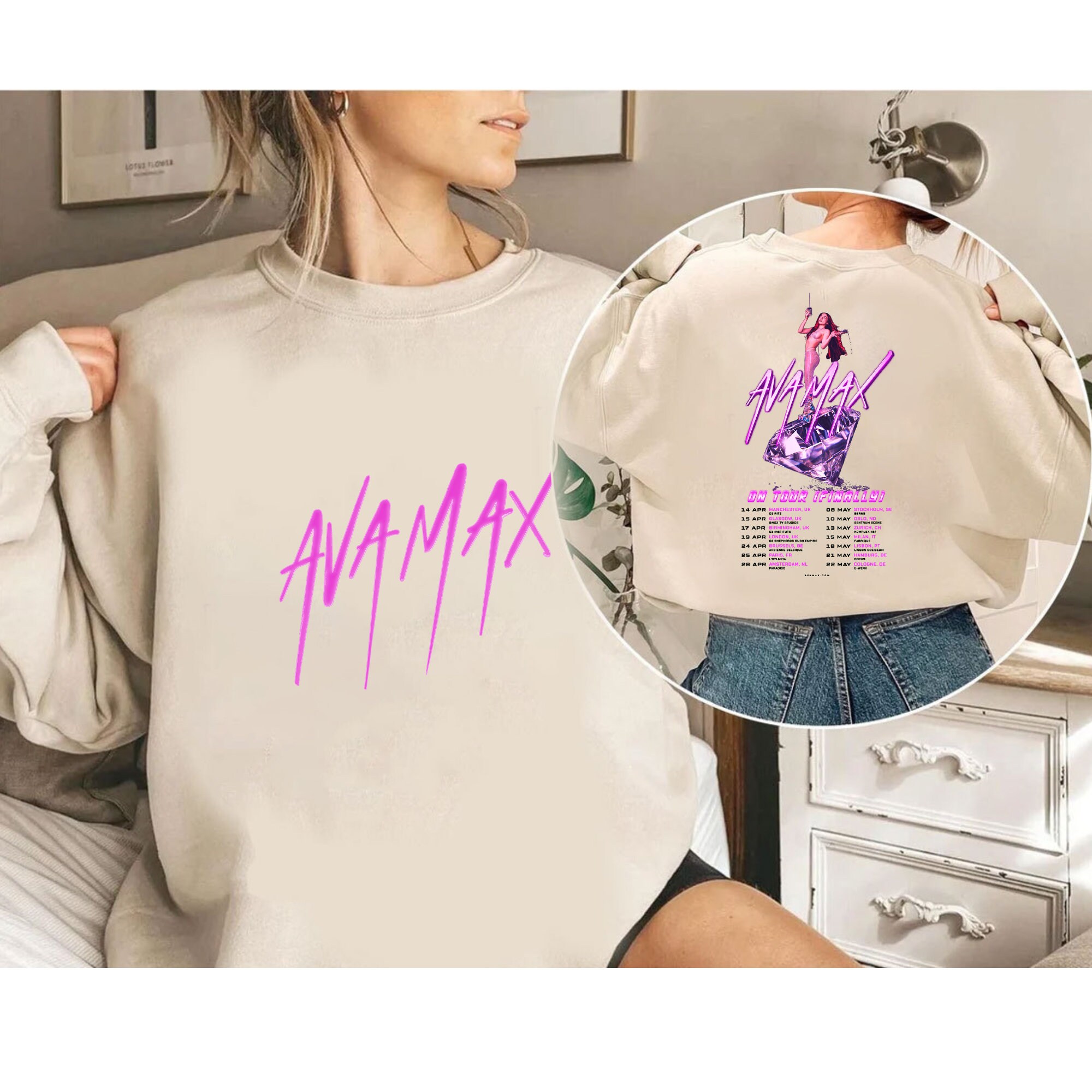 Ava Max Tour Concert 2023 Png Ava Max Tour Png Ava Max Fan Etsy UK