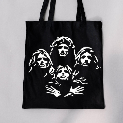 Queen Bohemian Rhapsody Organic Cotton Tote Bag Band Etsy