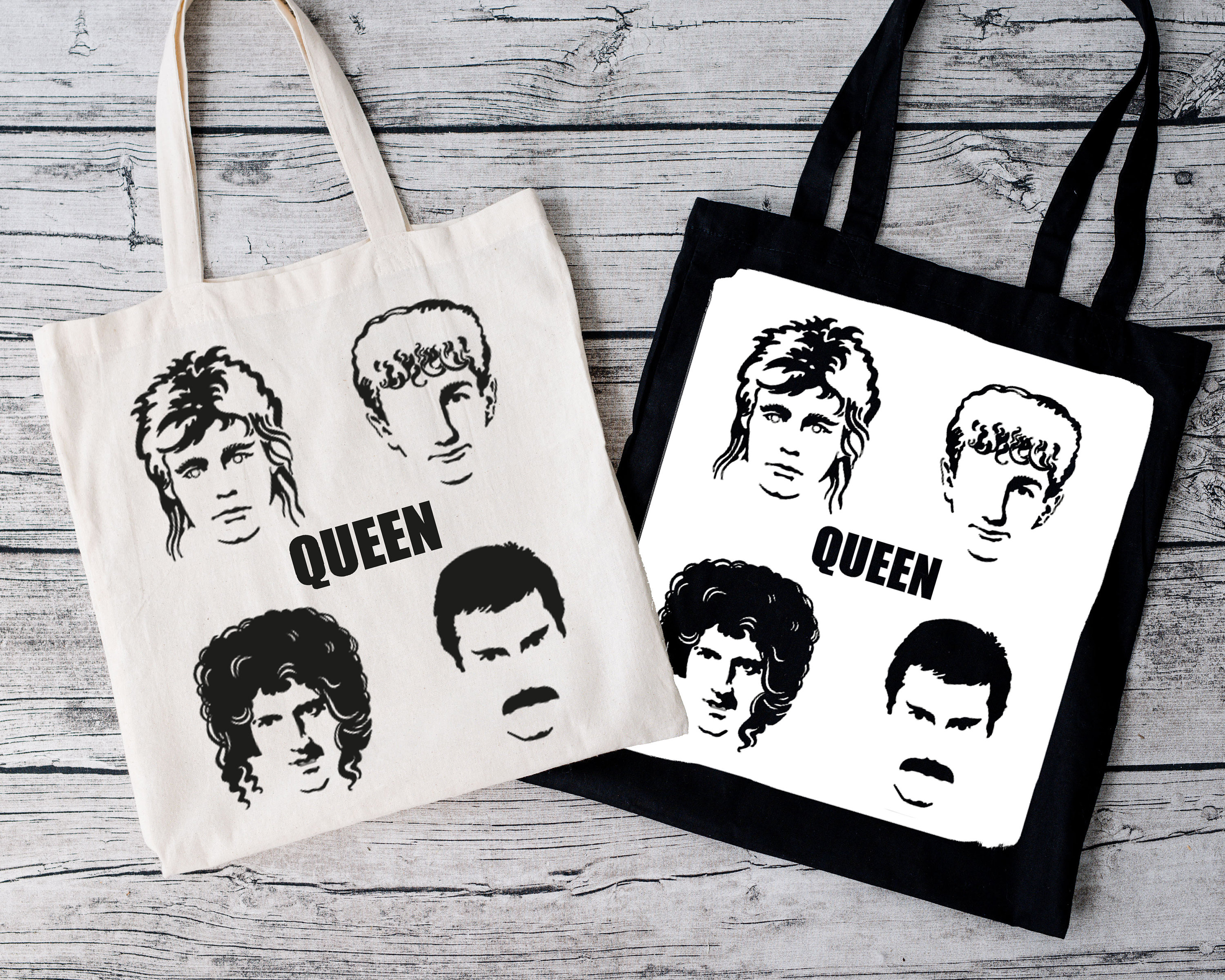 3 Icon Tote Bag | Simple Plan Band Apparel & Merchandise
