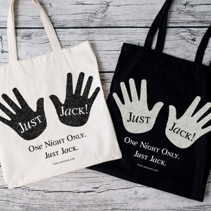 Just Jack! - Will and Grace - Organic Cotton Tote Bag - tv gifts, will and grace bag, will grace gifts, jack mcfarland, sean hayes, funny