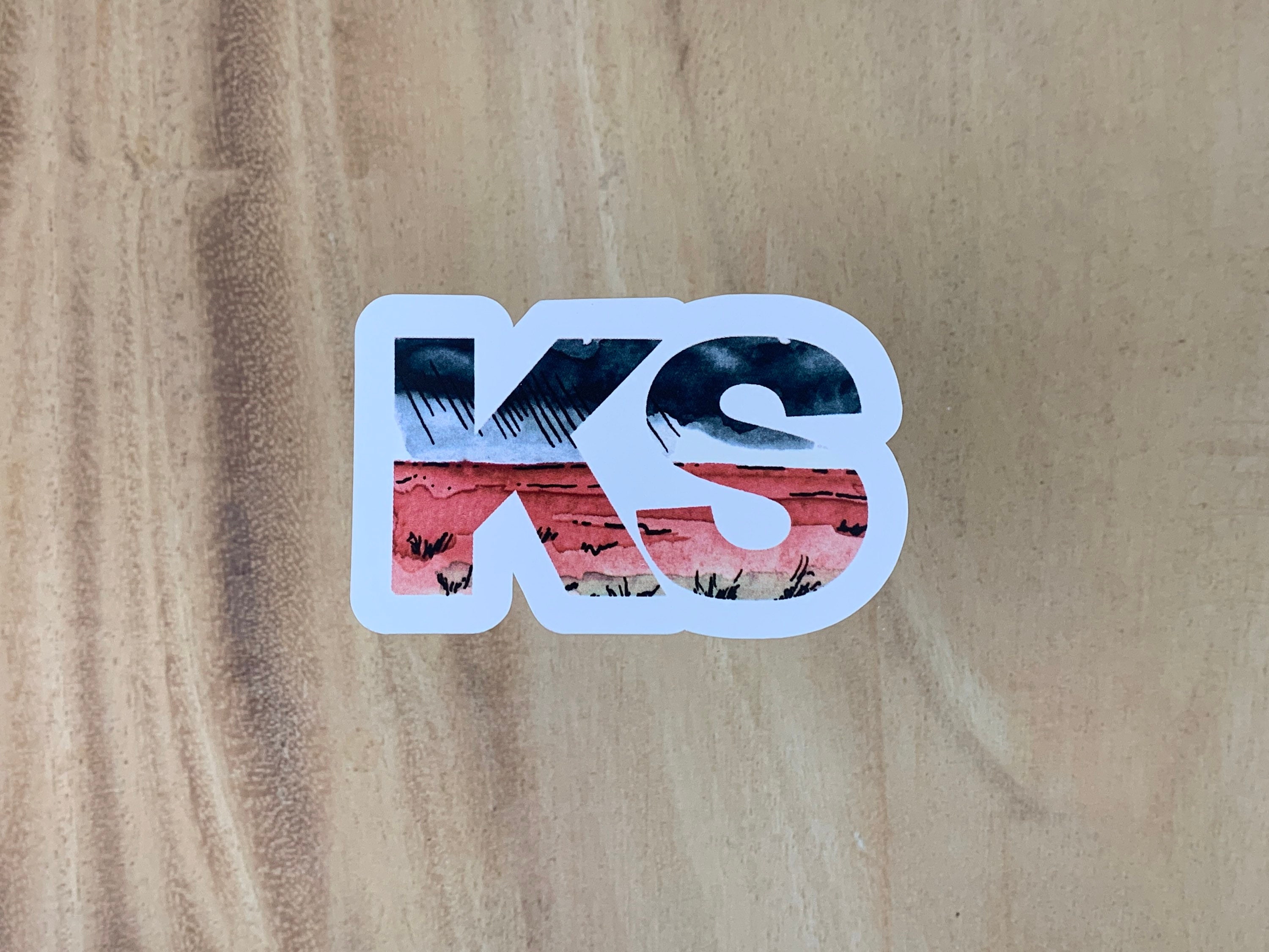 Storm Coming KS Kansas Sticker | Die Cut Sticker, Water Bottle Sticker ...