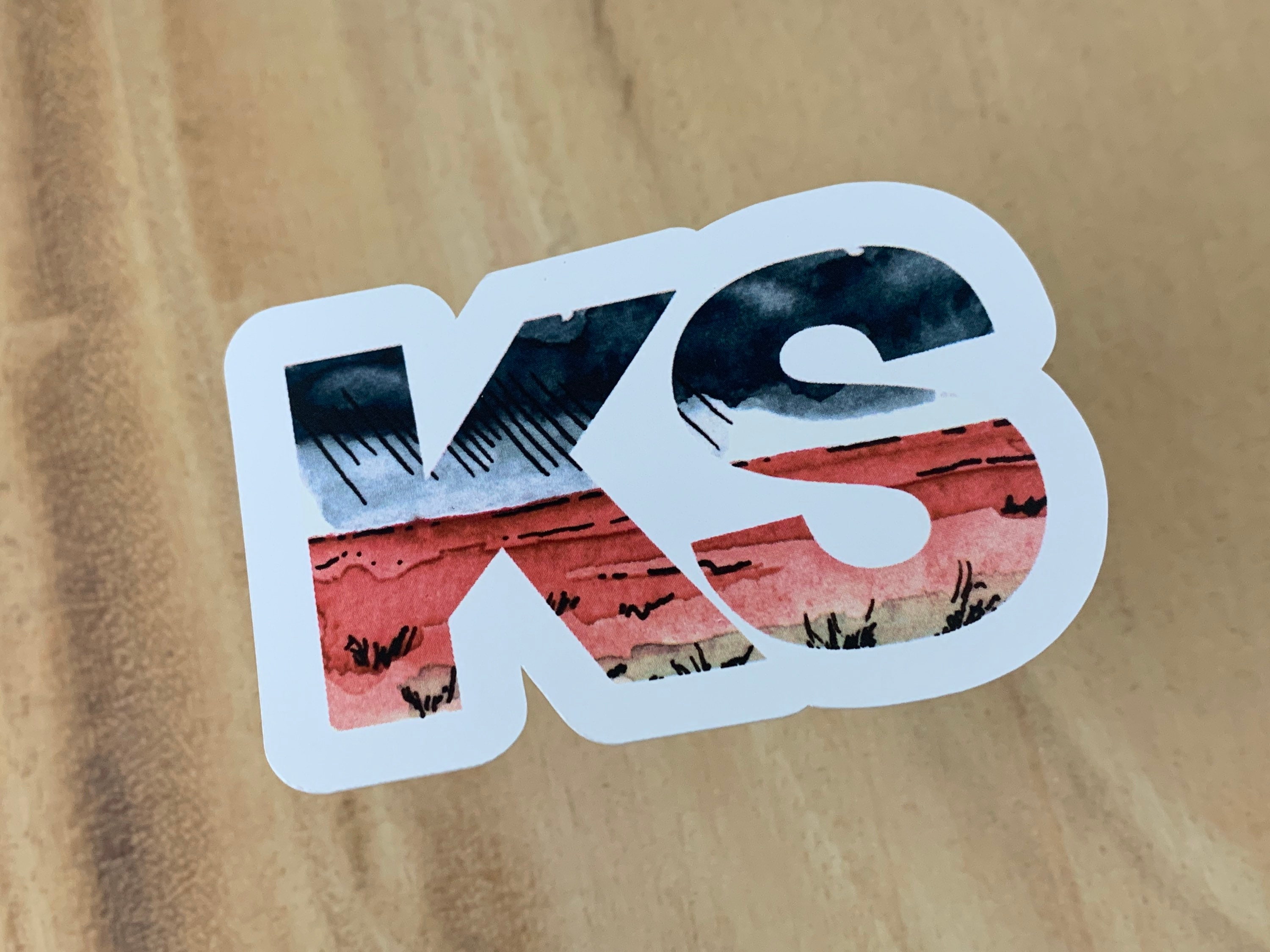 Storm Coming KS Kansas Sticker | Die Cut Sticker, Water Bottle Sticker ...