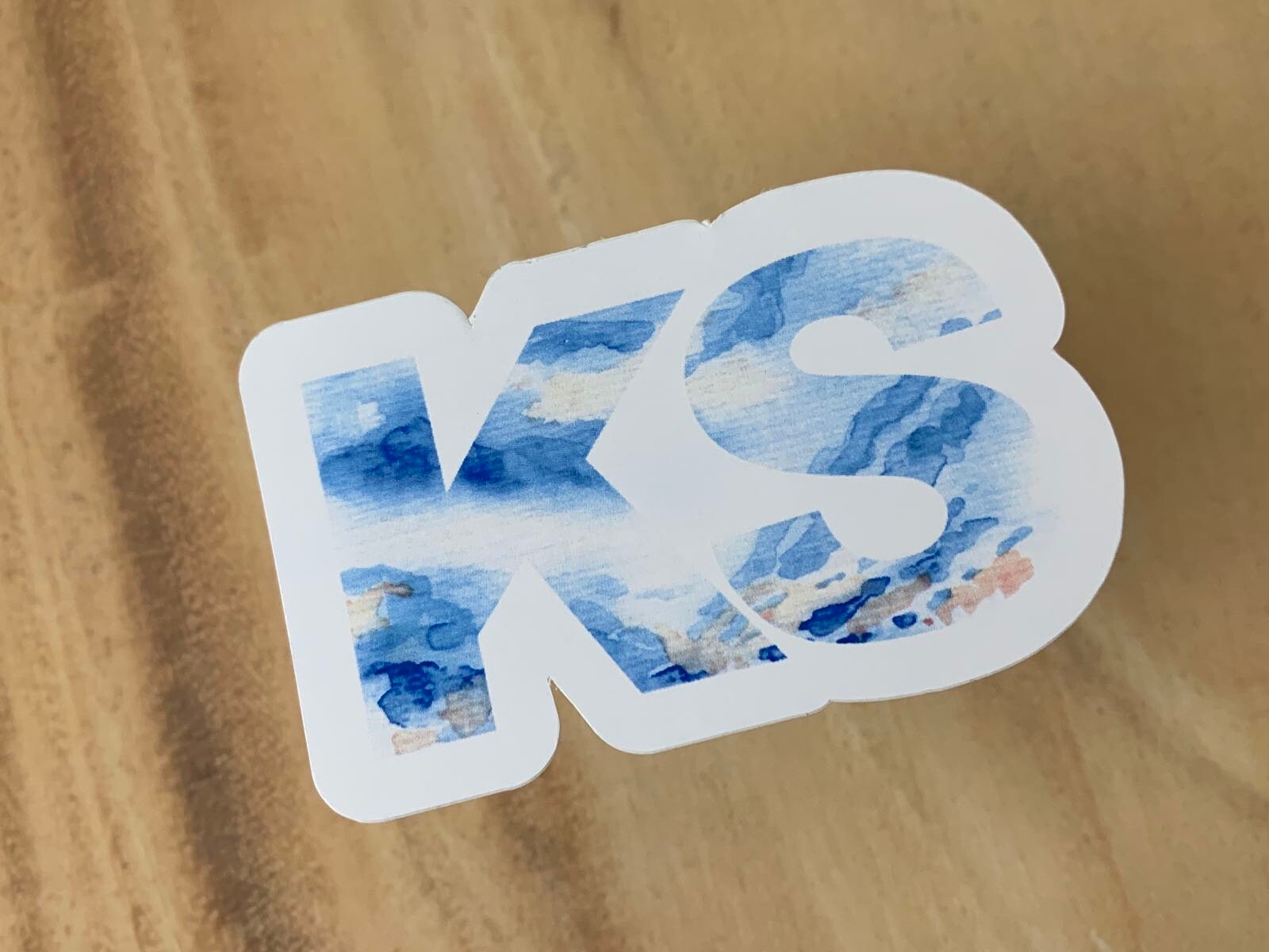 Blue Skies KS Kansas Sticker | Die Cut Sticker, Water Bottle Sticker ...