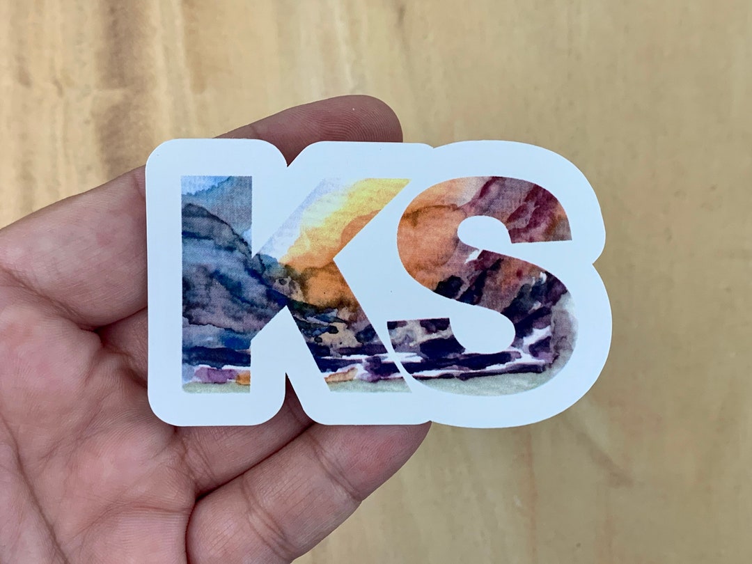 Kansas Weather Sticker Sweeping Skies KS Kansas Sticker | Die Cut Sticker, Water Bottle ...
