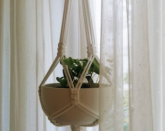 Macrame plant hanger, Indoor garden decor, Plant holder, Rope plant hanger, Gift idea for plants lover, Pots holder, handmade plant hanger