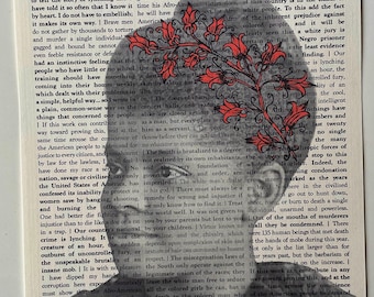 Ida B. Wells Flower Crown Quote Print