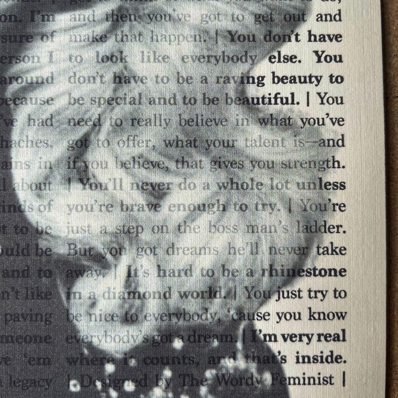 Dolly Parton Flower Crown Quote Print Etsy