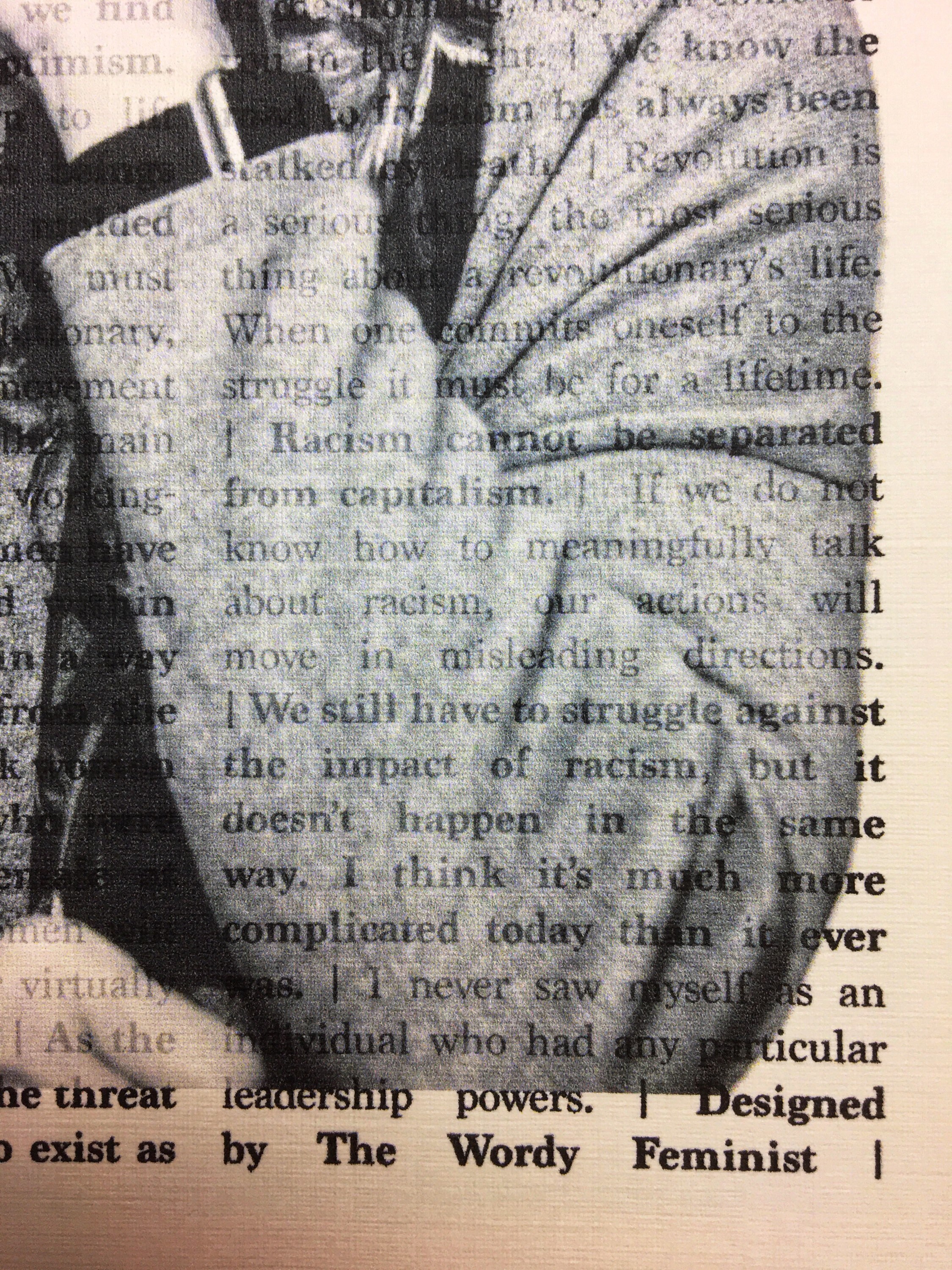 Angela Davis Flower Crown Quotes Print Etsy