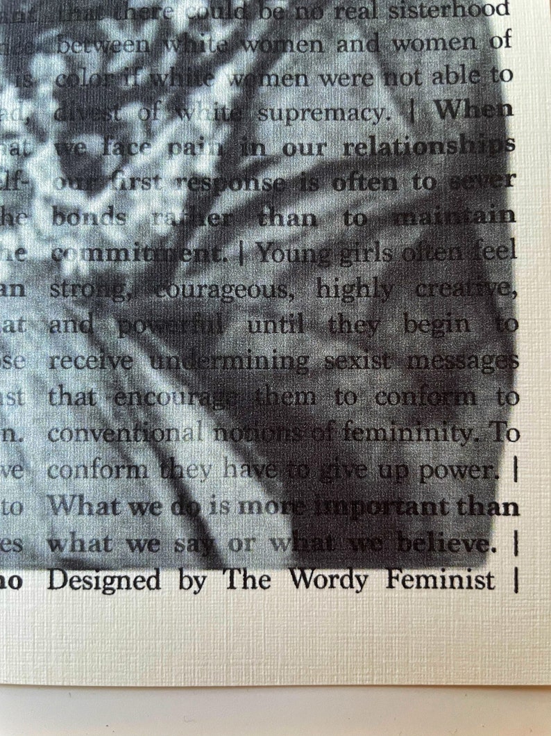 Bell Hooks Flower Crown Quote Print Etsy