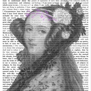 Ada Lovelace Flower Crown Quote Print - Etsy