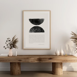 DIGITAL DOWNLOAD | The MAN In The Arena Quote | Printable Wall Art | Theodore Roosevelt | Daring Greatly | Inspirational Wall Art Print |