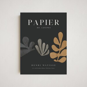 Sztuka ścienna Matisse&#39;a | Wydruki wycinane Henri Matisse&#39;a | Abstrakcyjny minimalistyczny plakat | Nowoczesny wystrój domu | Dzieła sztuki do salonu | POBIERANIE CYFROWE
