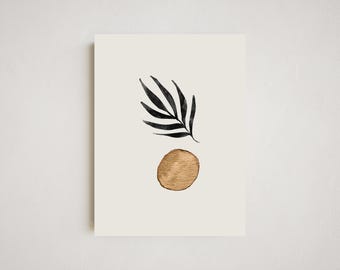 Impression minimaliste abstraite | Art mural neutre moderne | Poster esthétique beige | Décoration d'intérieur minimaliste | Oeuvre d'art pour le salon | TÉLÉCHARGEMENT NUMÉRIQUE