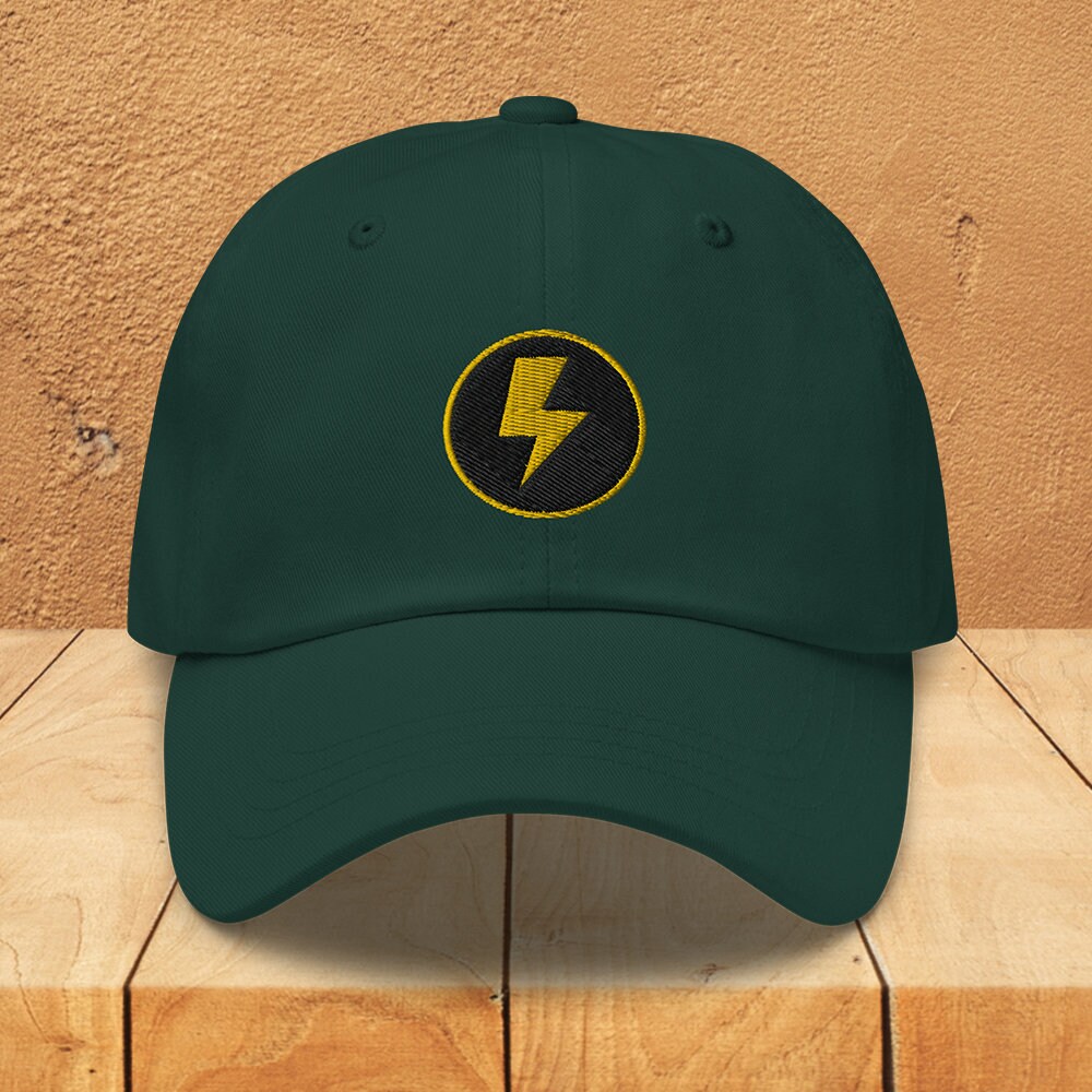 Lightning Bolt Dad Hat Embroidered 