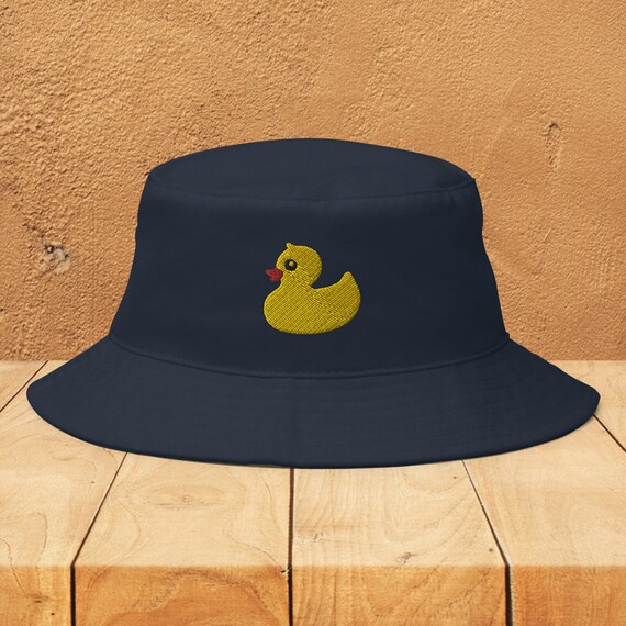 Yellow Ducky Bucket Hat, Rubber Duck Embroidered Hat, for Men, for Men,  Cute Hats, Summer Holidays Hat, Vacation Outfits, Beach Outfits 
