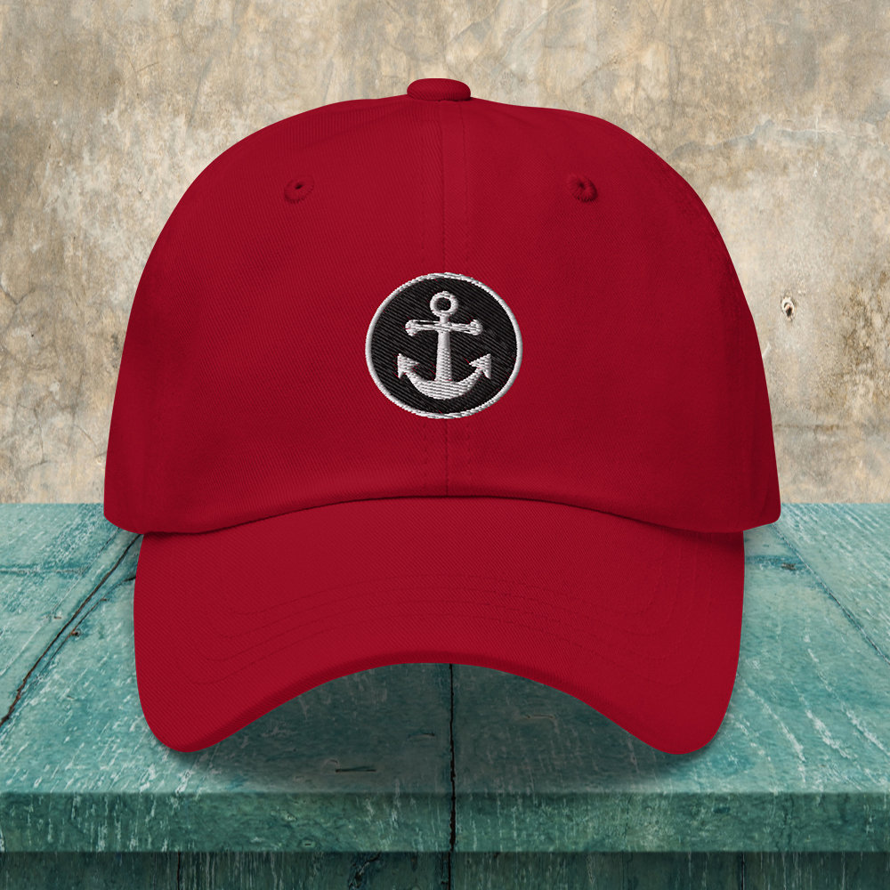 Anchor Dad Hat Embroidered Cap Sailor 