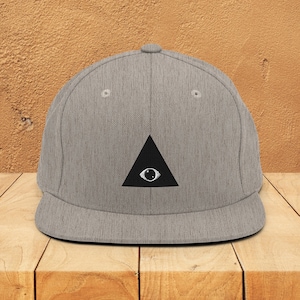 Evil Eye Snapback Mütze, All Seeing Eye Stickerei Mütze, Masonic Sign, Eye Of Horus, Männer, Frauen, Auge der Vorsehung Mütze, spirituelle Geschenke