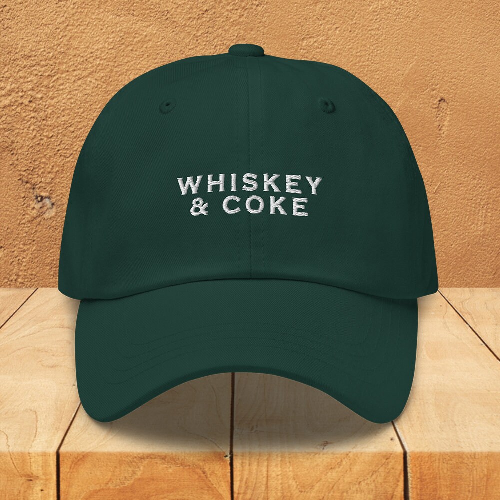 Whiskey \u0026 Coke Dad Hat Embroidered JD 