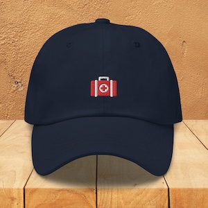 Sanitäter Mütze, Medizinische Bestickte Baseballmütze, EMT Paramedic Geschenk Mütze mit Medkit, Medizin Geburtstagsgeschenk, Notfall Dad Hat, Doctors Day Geschenk