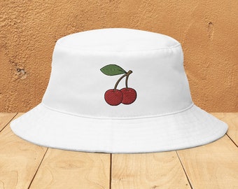Cherry bucket hat - Etsy Nederland