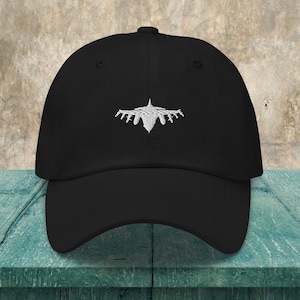 Fighter Aircraft Dad Hat, Embroidered Cap, Plane, Bomber, Military Aviation, Pilot Gift, Gaming Hat, For Men, For Women, Aviator Gifts Funny