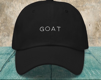 Czapka baseballowa z haftem GOAT: Legendarny prezent