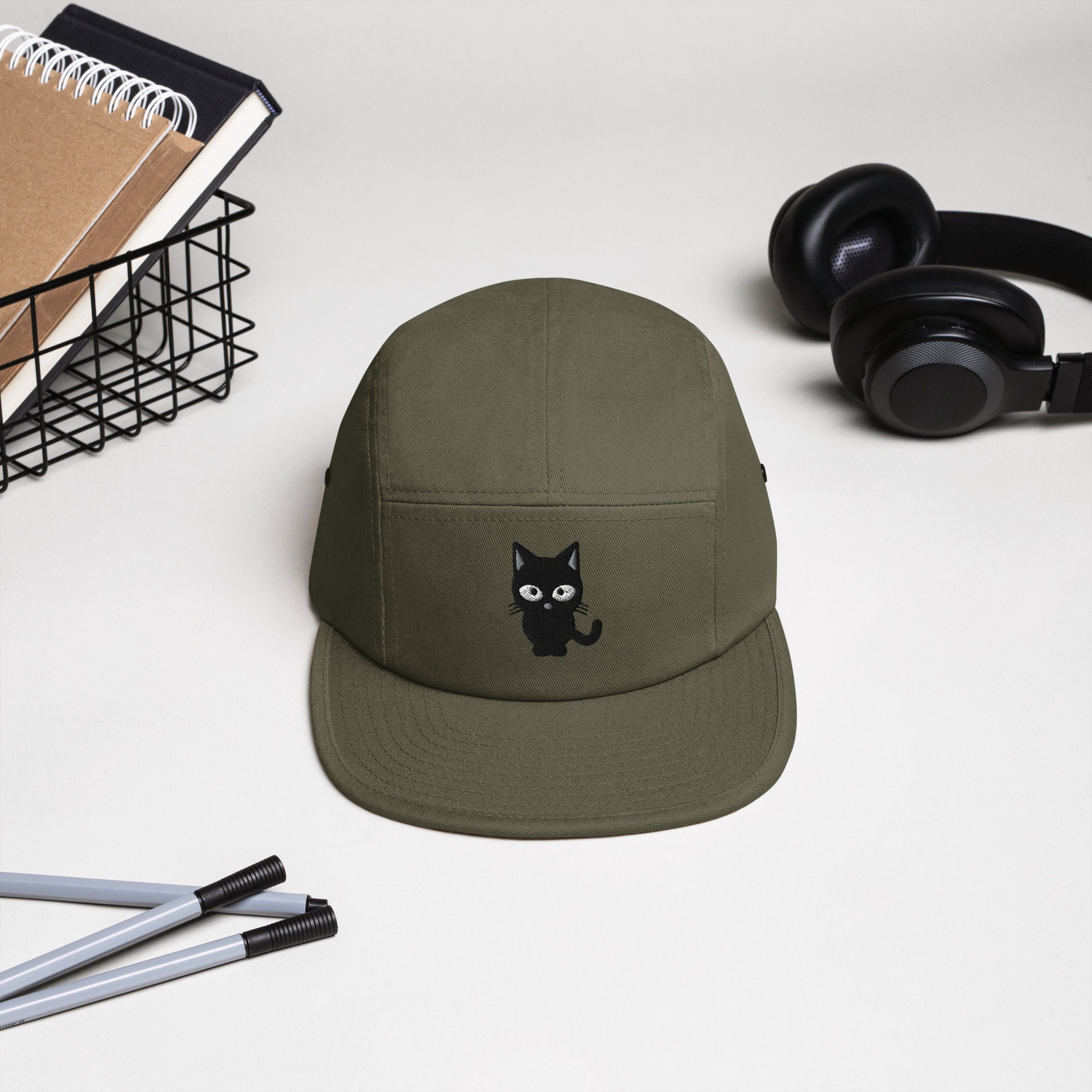 ★24-25FW新作★LMC★LOVE MY CAT 5PANEL CAP LOVE MY CAT 5PANEL CAP ivory - LMC | 엘엠씨