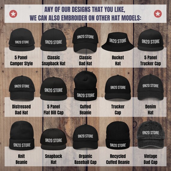 MMA Flat Bill Cap Embroidered Hat Mixed 