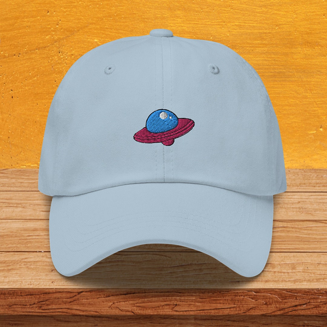 UFO Dad Hat, Embroidered Alien Ship Cap, Galaxy, Cosmo, Comics Lover ...