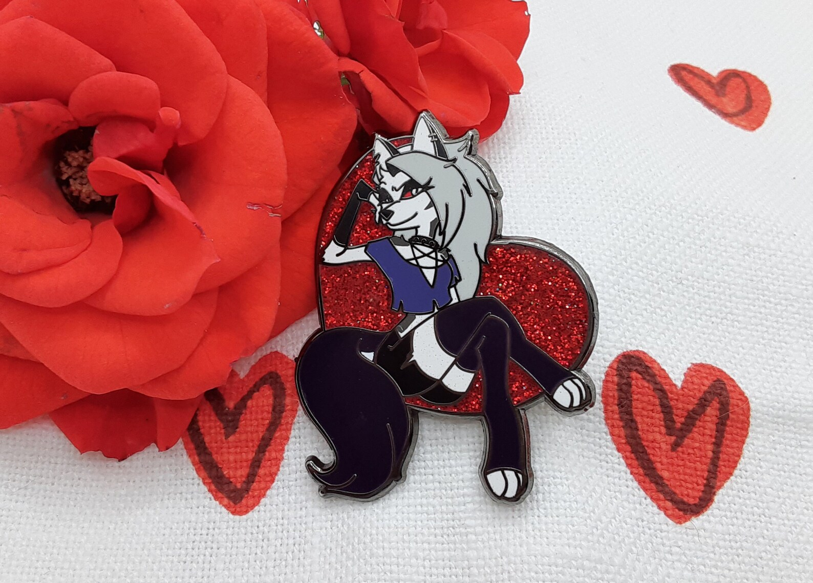 Helluva Valentine Helluva Boss Inspired Valentines Day Hard Etsy